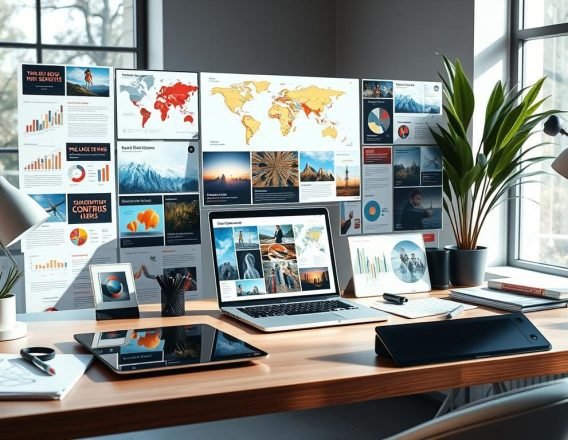 high quality content visual design