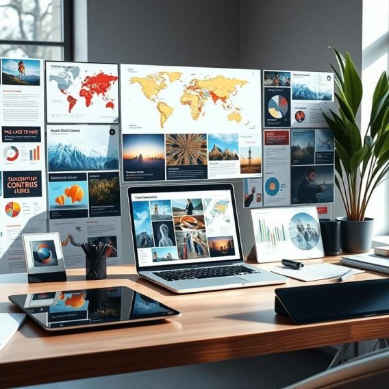 high quality content visual design